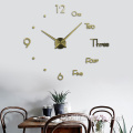 2021 Relógio de adesivo acrílico de luxo Decoração de casa Horloge Big DIY 3D Digital para casa de parede Sstickers Relógios de design modernos relógios de parede Hor